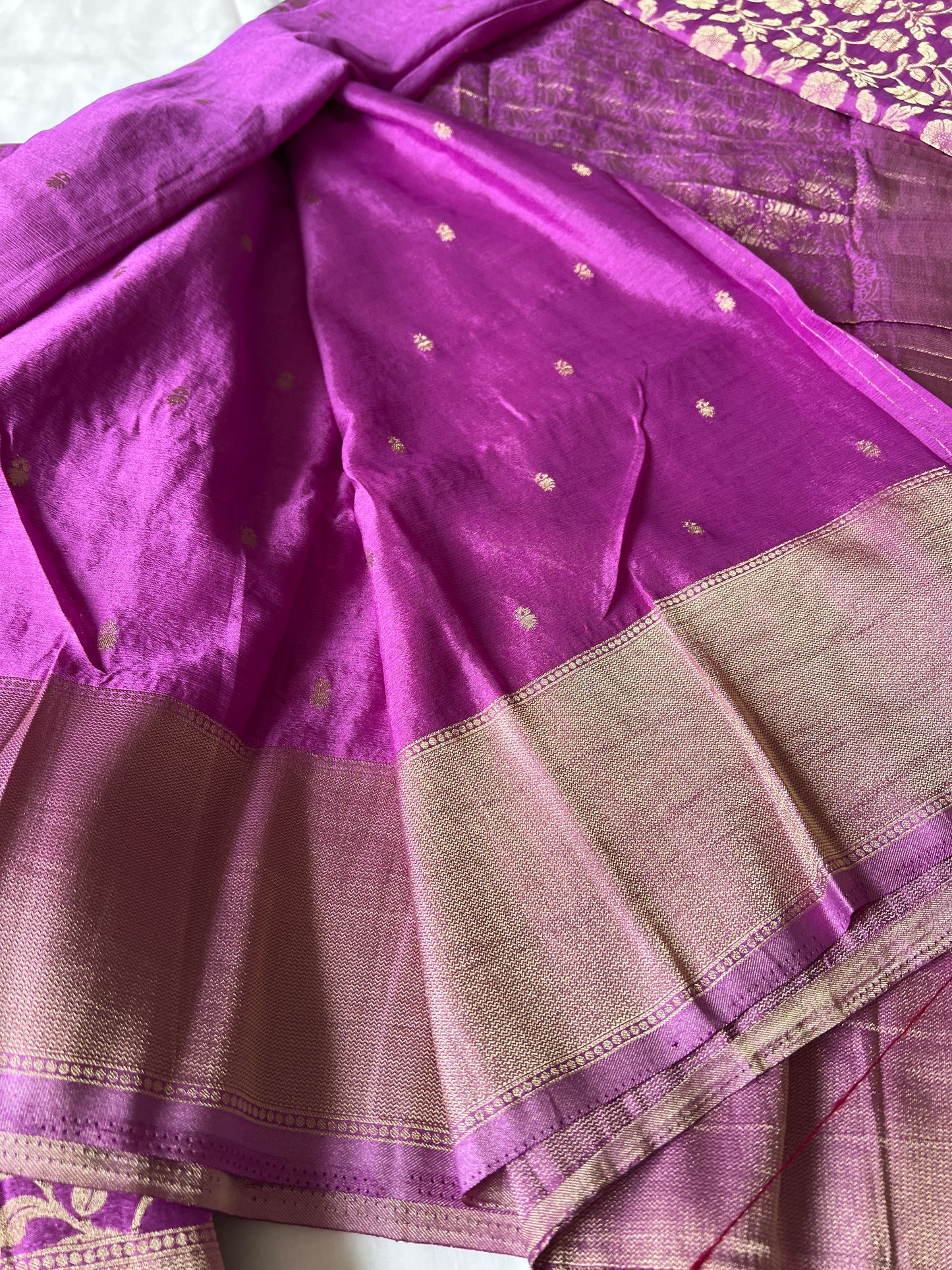 Georgette crepe silk saree